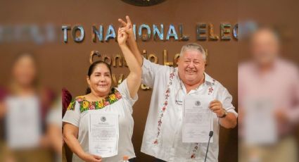 Claudia Tello y Manuel Huerta reciben constancia de mayoría de votos al Senado