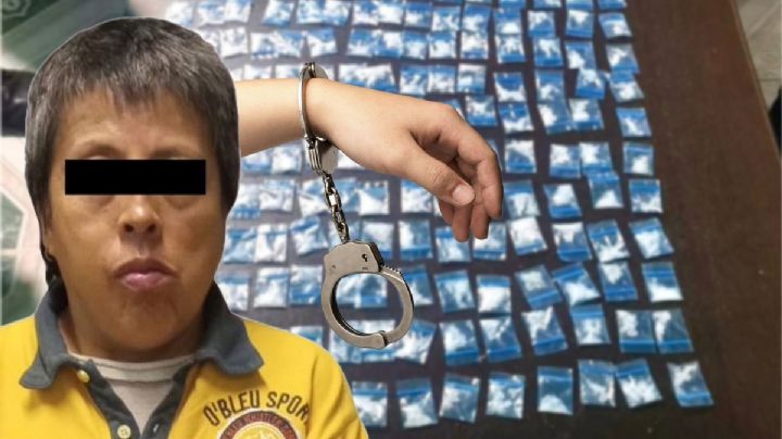 En recorridos de vigilancia, Policía estatal arresta a mujer con casi 500 dosis de “cristal”