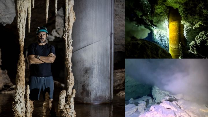 Tren Maya: Buzo registra impacto ambiental tras “acuchillamiento” de cavernas | VIDEO