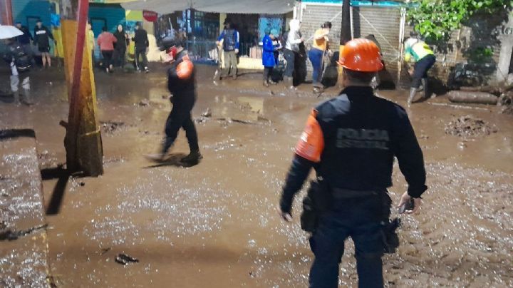 Afectaciones por Tormenta: Fuerte lluvia causa deslave en Huiloapan de Cuauhtémoc