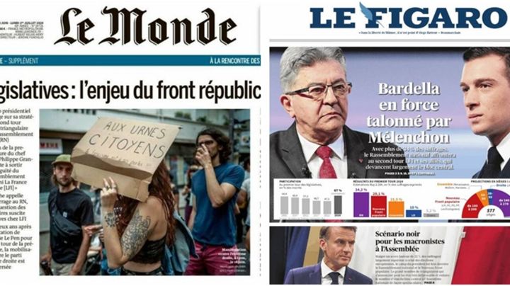 Prensa francesa destaca triunfo de la ultraderecha y contagia los mercados europeos