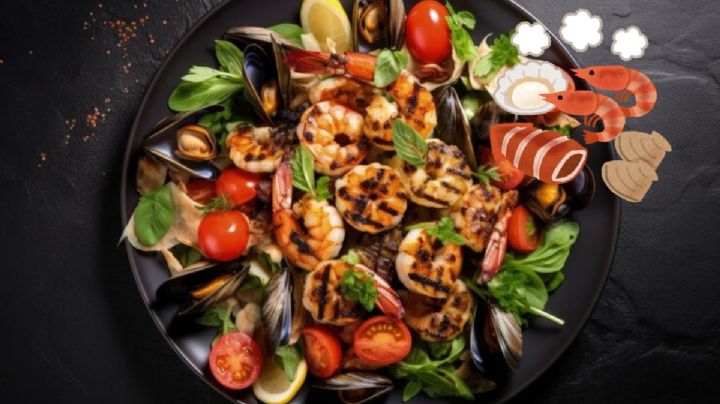 Mar y vegetal: Así puedes preparar una ensalada mediterránea con mariscos