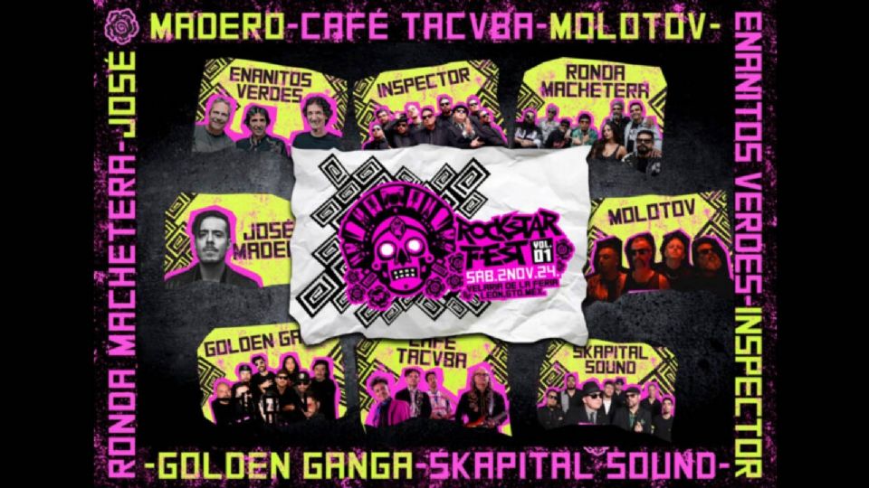 Rockstar Burger ofrecerá un evento de música el 2 de noviembre en la Velaria de la Feria en León, en el cual invita a todos los amantes del rock a asistir, pues contarán con la presencia de Café Tacvba, Molotov, José Madero, Enanitos Verdes, Golden Ganga, Skapital Suono, Inspector y Ronda Machetera. 