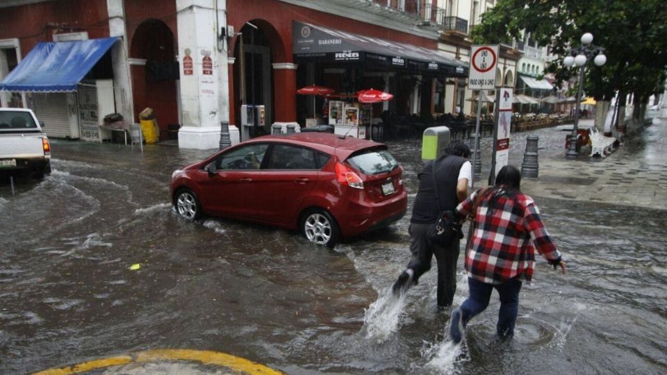 Lluvias en la mañana de este día