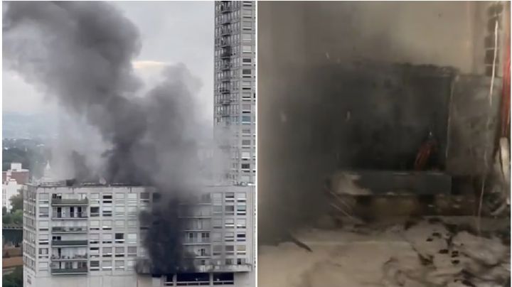 Azcapotzalco ¿En dónde comenzó el incendio en edificio de colonia Del Gas?