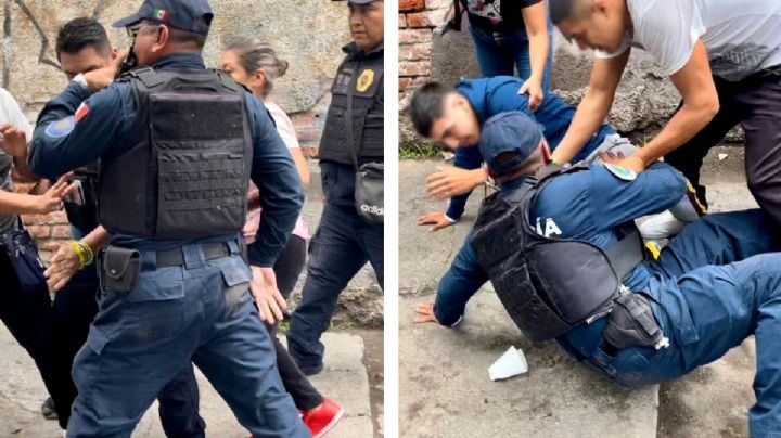 CDMX: Ciudadanos se enfrentan con policías en la colonia Moctezuma; hay un herido