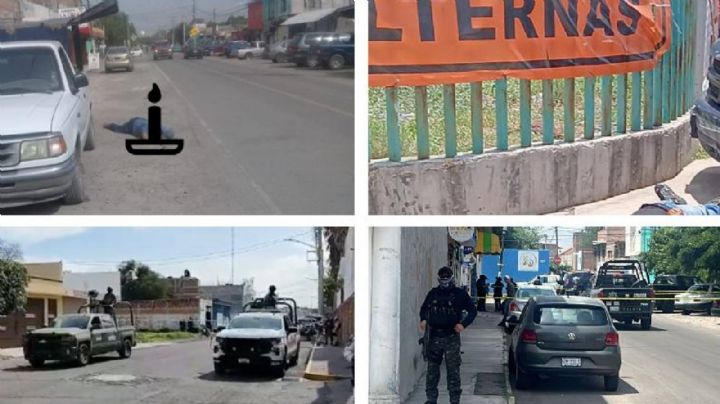 Cuatro ataques, cuatro muertos al inicio de la tarde este martes en Celaya