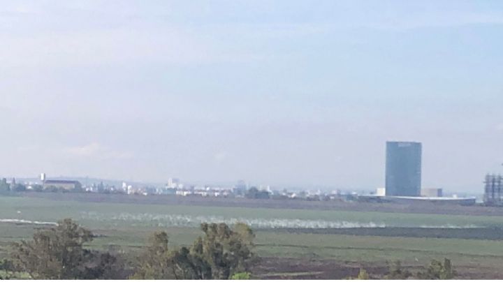 Ya se ve un espejo de agua en la Presa del Palote