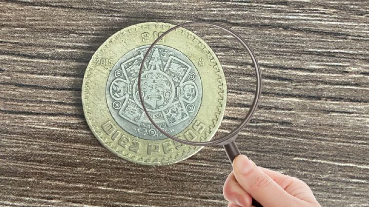 Así es la moneda de 10 que parece de plata y por eso vale casi 1,000,000 de pesos