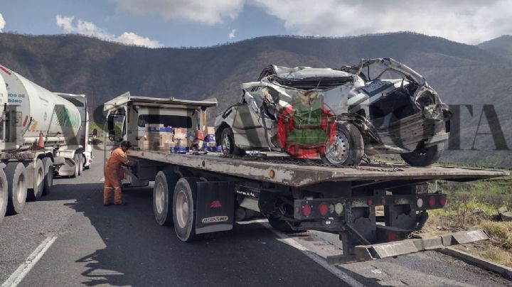 Fuerte accidente en Cumbres de Maltrata deja un muerto y 3 heridos