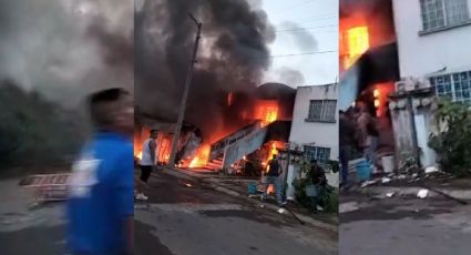 Incendio consume 4 casas en fraccionamiento Lomas 4, al norte de Veracruz