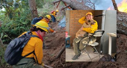 Erika buscaba empleo y encontró su pasión en combatir incendios forestales en Zongolica