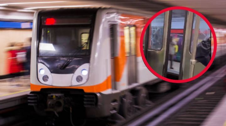 Metro de la CDMX es exhibido y se vuelve viral: Otra vez avanza con las puertas abiertas | VIDEO