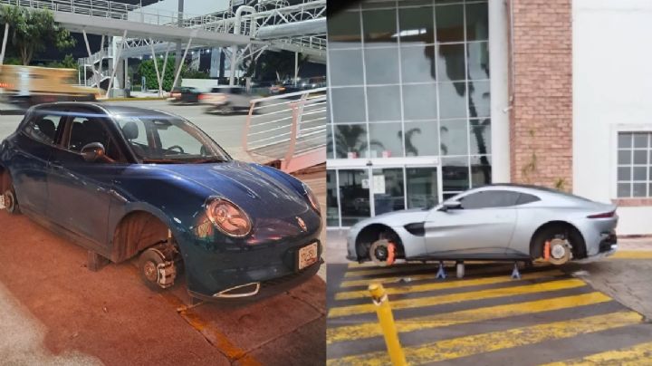 Kia, Tesla, Mercedes Benz: Aumenta robo de llantas en autos de lujo en Puebla