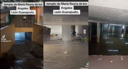 Se inundan criptas en la Parroquia Santa María Reina, en la colonia Los Ángeles