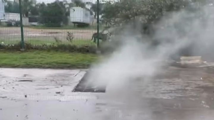 Sale humo de coladera, cierran Vasco de Quiroga y Valtierra