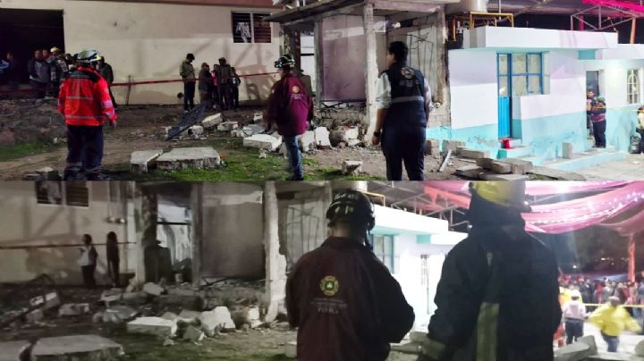 “Bomba china” explota en iglesia de Puebla y tumba cuarto