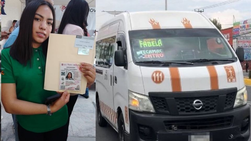 Alexia, la chofer más joven del transporte público en Edomex