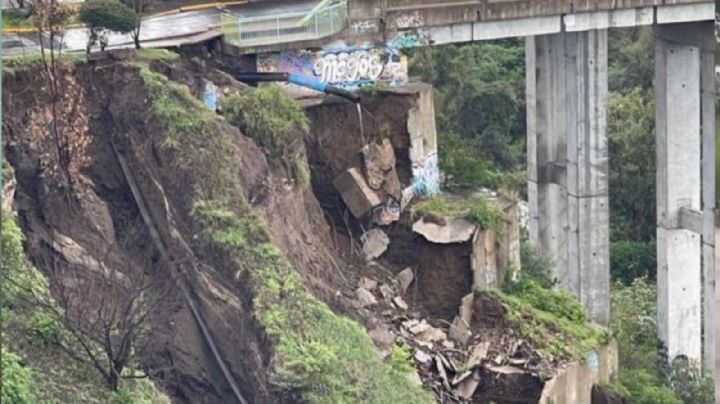 Cierran el paso en Cañada del Refugio por deslave de puente vehicular
