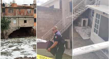 Por crecida del río Tula evacuan casa en riesgo de caer; una escuela igual afectada | VIDEO