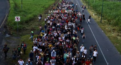 Caravana migrante descansa en Tapachula, considera avanzar esta semana