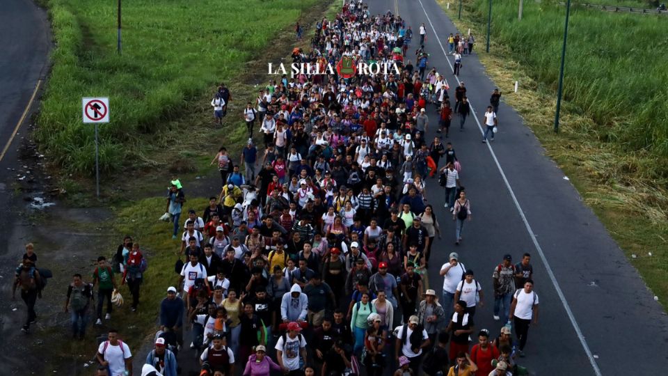 La nueva caravana migrante descansa ahora en Tapachula