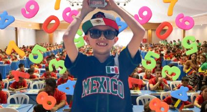 Santy, hidalguense de 7 años de edad se convierte en campeón mundial de cálculo mental