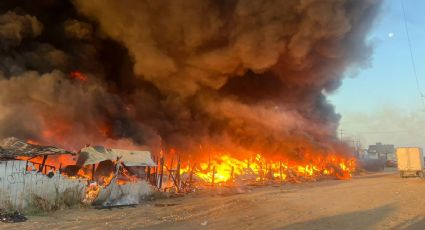 Incendio en recicladoras de Tijuana altera la calidad del aire