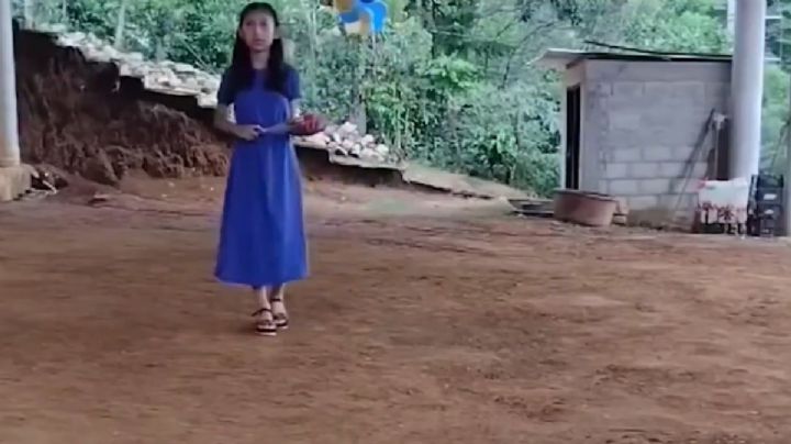 Niña chiapaneca es la única en terminar la primaria en su escuela y así celebró | VIDEO