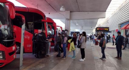 Más elementos de la GN y policías por vacaciones en Central de Autobuses de Pachuca