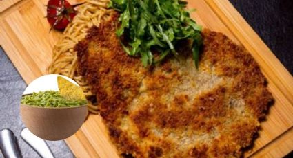 Textura crujiente y una preparación sencilla con mucho sabor: Milanesa de res con guacamole