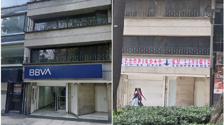 Usuarios BBVA en Paseo de la Reforma, sorprendidos por propiedad en litigio