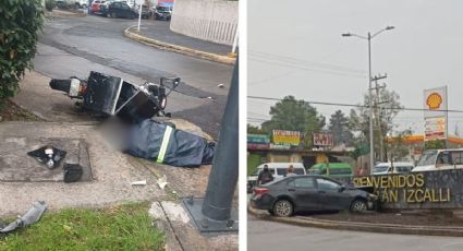 Viernes de accidentes en CDMX y Edomex: hay 1 motociclista muerto y 1 mujer herida