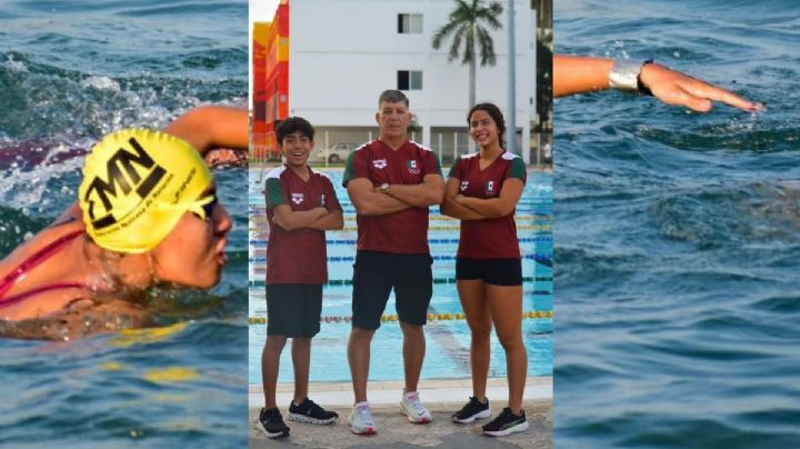 Nadadores jarochos buscan apoyo para competir en campeonato mundial de Aguas Abiertas