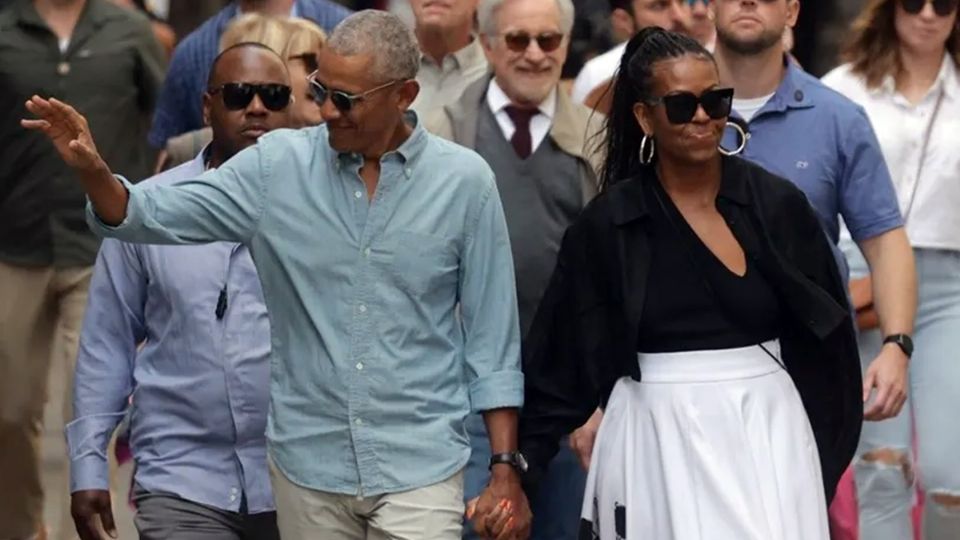 Barack Obama, expresidente de EU y Michelle Obama, ex primera dama estadounidense.