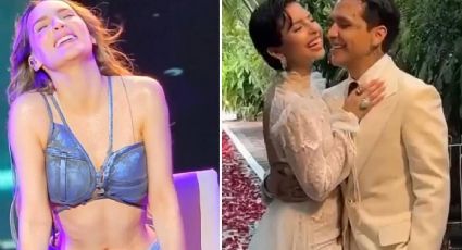 Belinda reaparece y se burla de la boda de Christian Nodal y Ángela Aguilar