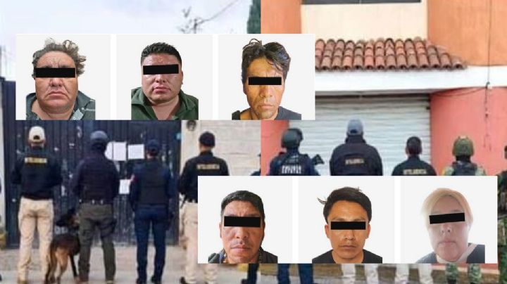 Capturan a 6 personas con más de 800 dosis de droga en Ixmiquilpan