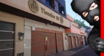 Ladrón asalta Tienda 3B en Centro de Pachuca, rocía gasolina a empleados