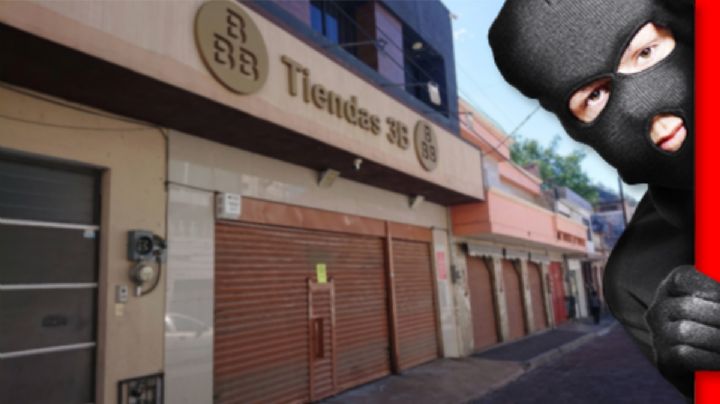 Ladrón asalta Tienda 3B en Centro de Pachuca, rocía gasolina a empleados