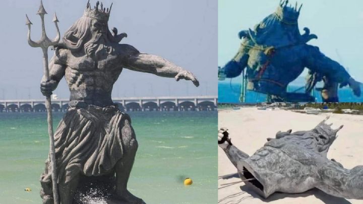 Poseidón en Yucatán: ¿Tiraron escultura yucatecos? Esto sabemos