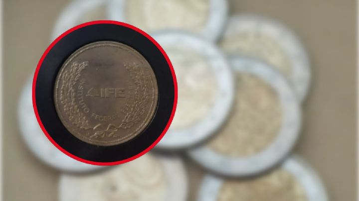 Así es la moneda de colección del IFE, ahora INE; vale 200,000 pesos