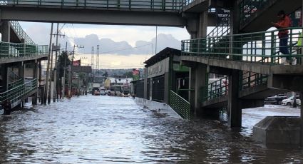 Edomex: Lluvias provocan caos vial e inundaciones en Ecatepec y Coacalco