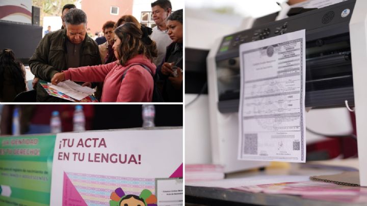 Entregan en Hidalgo actas de nacimiento en sistema braille y lenguas indígenas