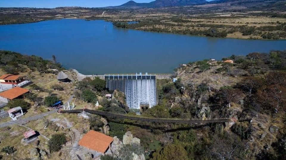 Así se encuentra la Presa del Juguete, en Jerécuaro.