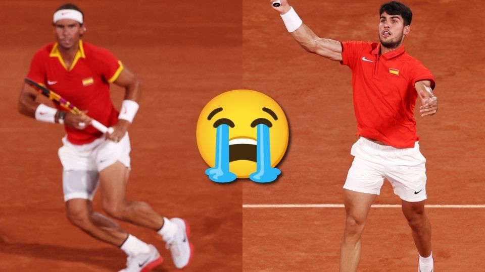 Rafael Nadal y Carlos Alcaraz cayeron en París 2024