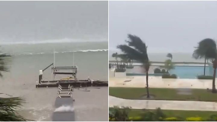 El paso de Beryl por Islas Caimán, antes de llegar a México