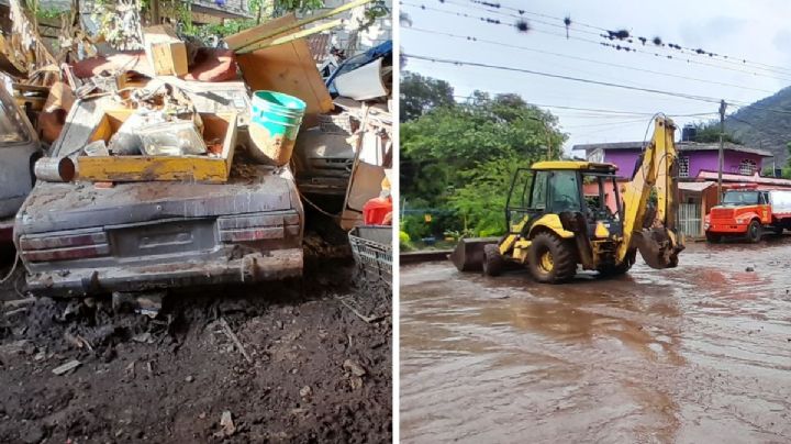 Continúa emergencia en Huiloapan por deslaves de tierra y lodo: piden apoyos