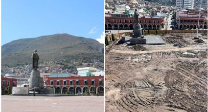 Plaza Juárez: así lucen los trabajos de remodelación a 7 días de iniciados