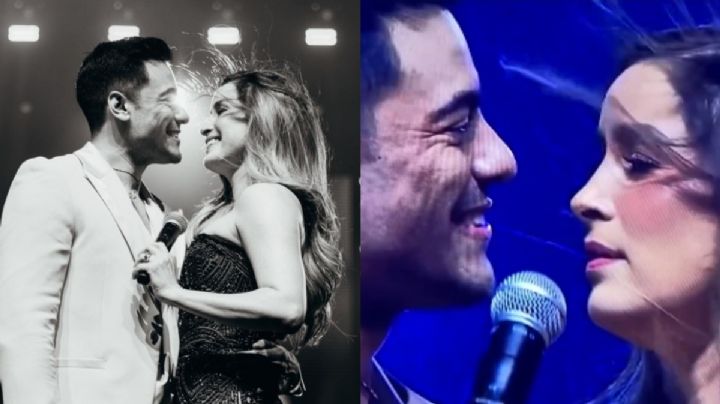 Tras críticas por su beso anterior, Carlos Rivera y Cytnhia Rodríguez se besan apasionadamente