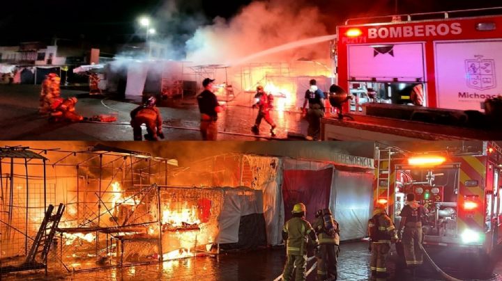 Morelia: ¿Qué paso en el Mercado Independencia? 21 puestos se queman | VIDEO